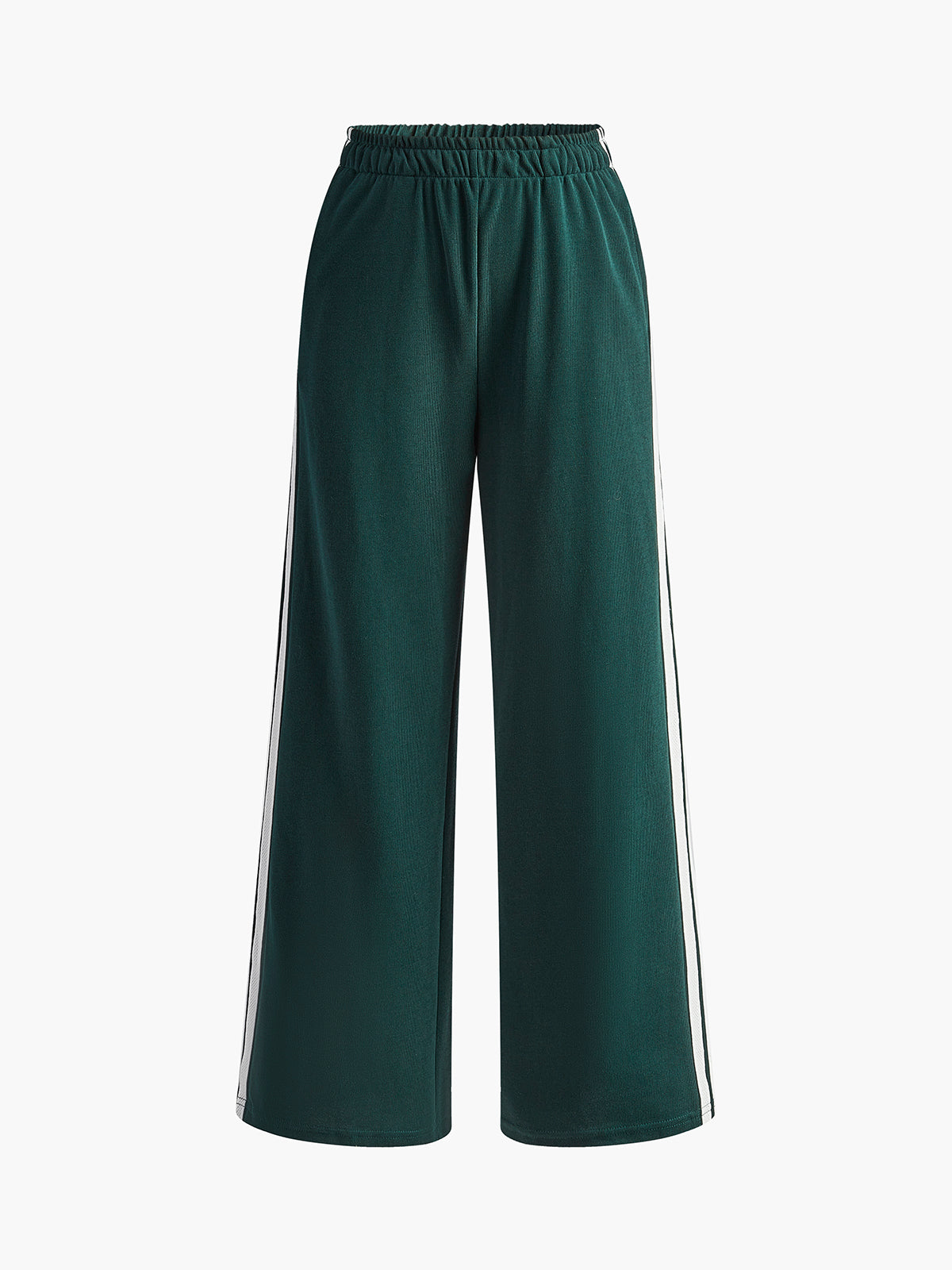 Damen Hochtaillen-Hose Gerade Linien