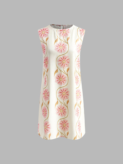 Damen Sommerkleid Florale Stickerei Boho-Stil