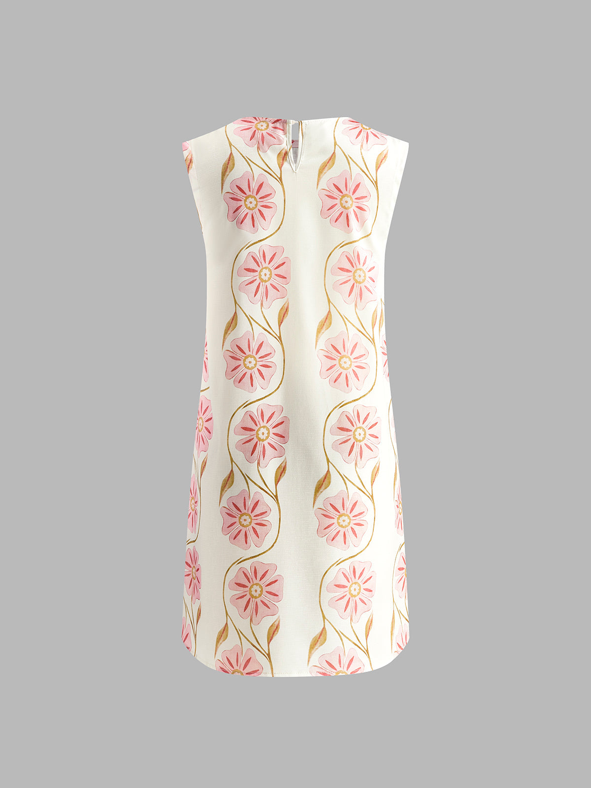 Damen Sommerkleid Florale Stickerei Boho-Stil