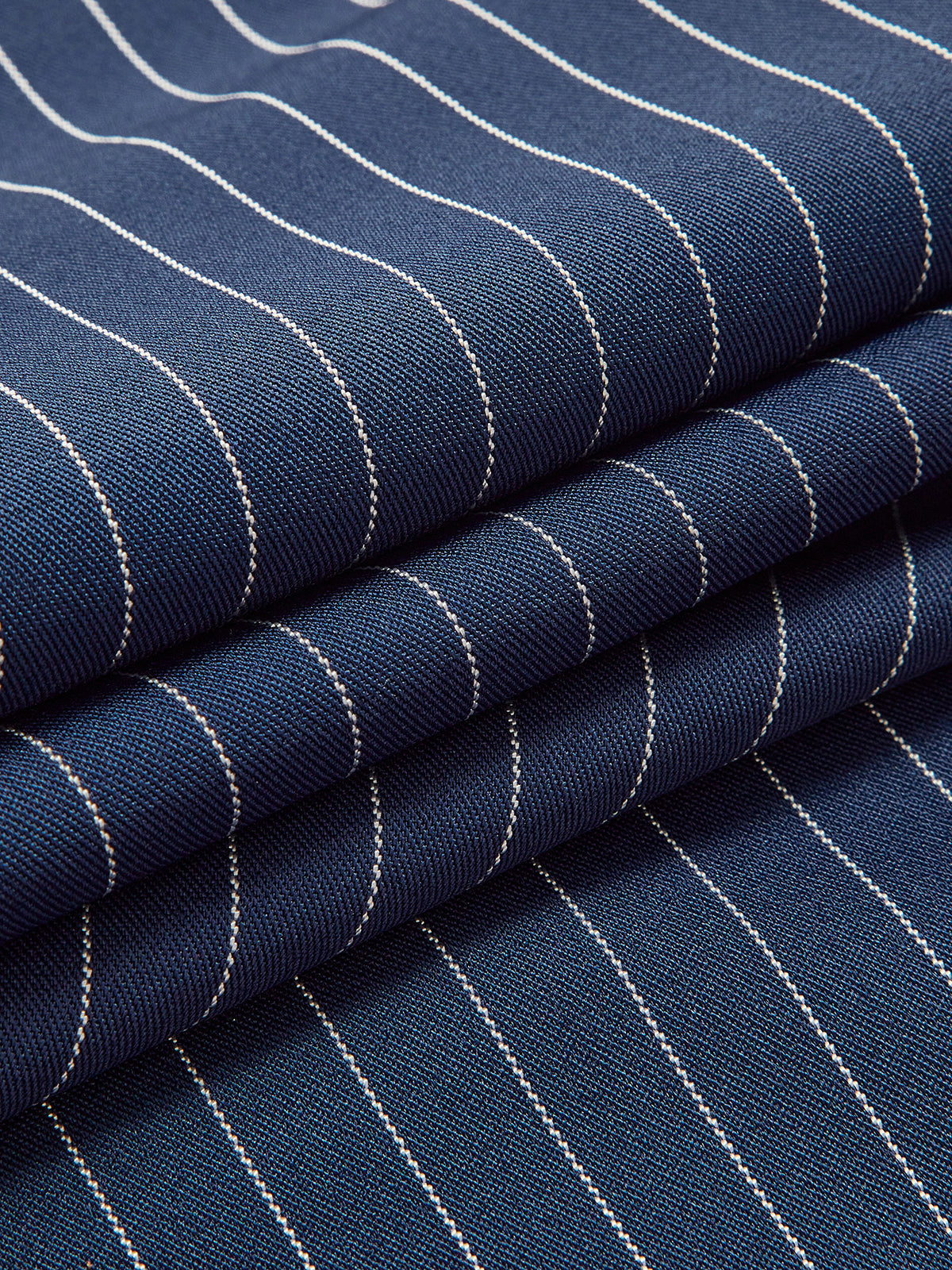 Norvielle Damen Nadelstreifenhose Weites Bein Faltenhose
