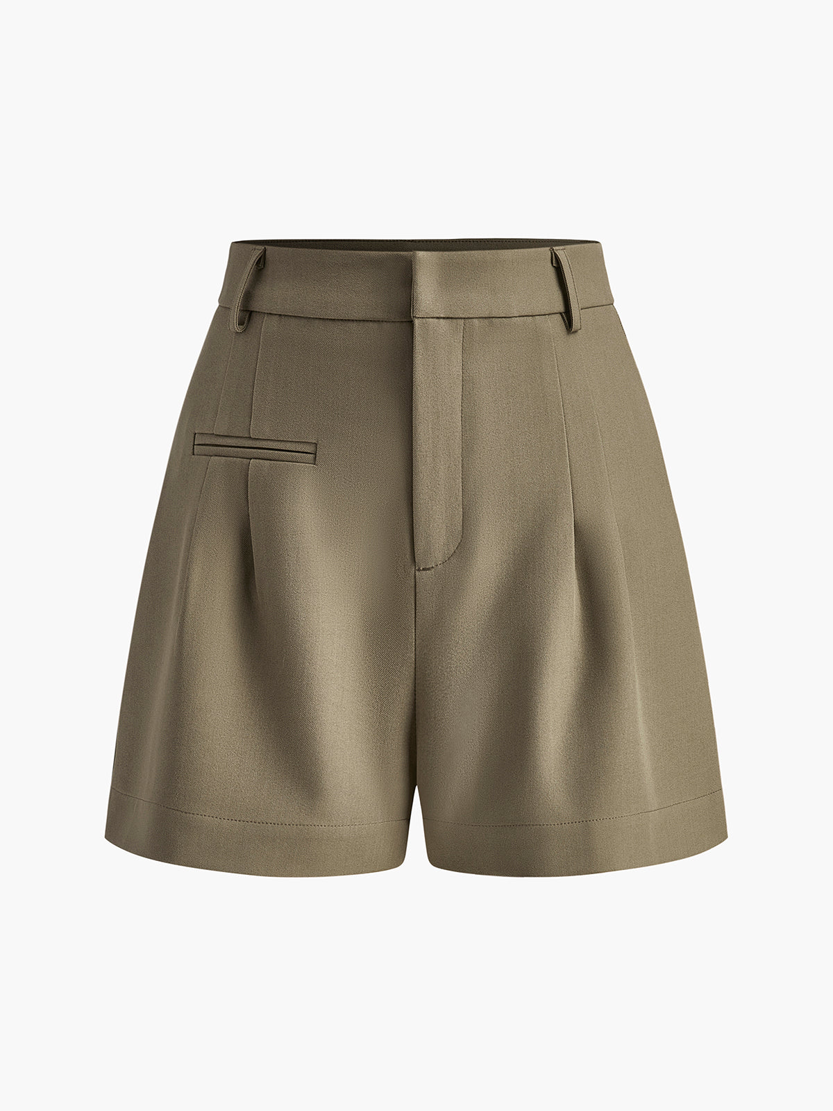 Damen Highwaist Shorts Gerades Bein Hüftabschluss