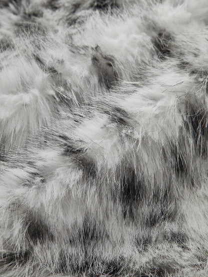 Kunstfelljacke Leopardenmuster Damen