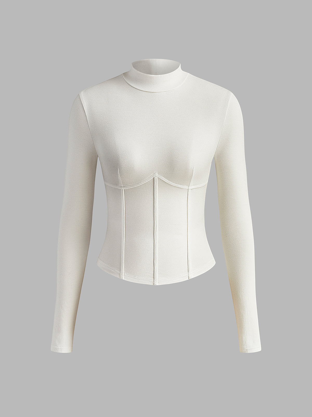 Damen Slim Fit T-Shirt Klassisch Baumwolle Weiß