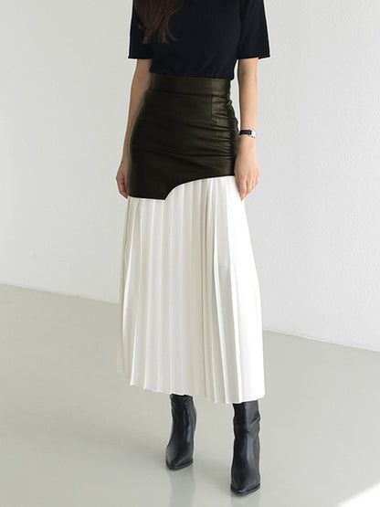 Damen Asymmetrischer Midi Rock Sommer Kleid