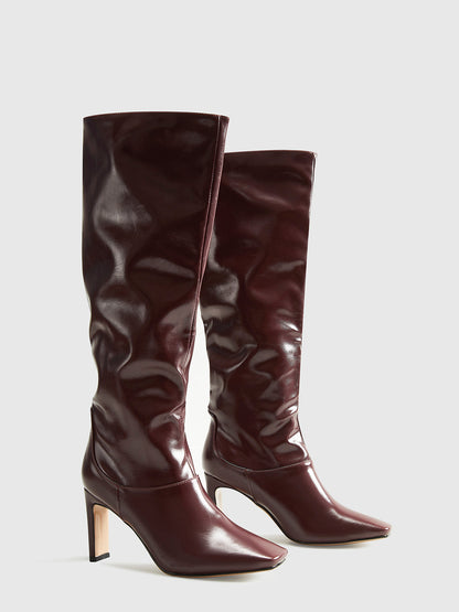 Damen Stiefeletten Blockabsatz