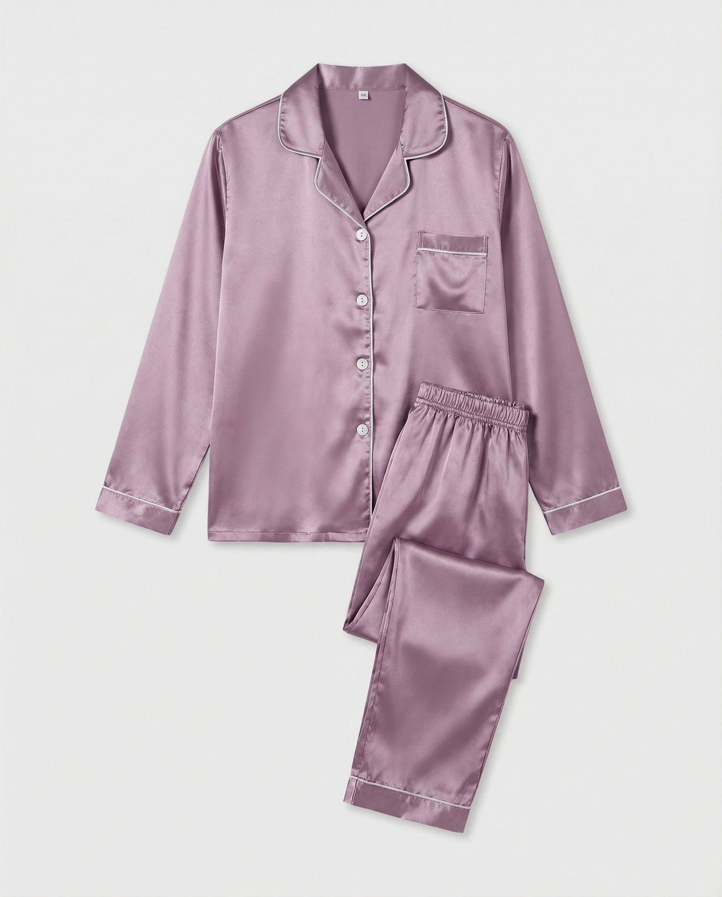 Damen Satin Pyjama Set Elegantes Design