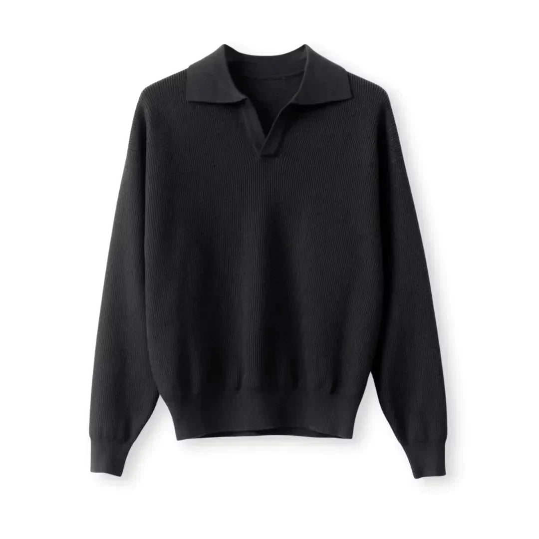 Norvielle Herren Poloshirt Stilvoll Baumwolle Weiß