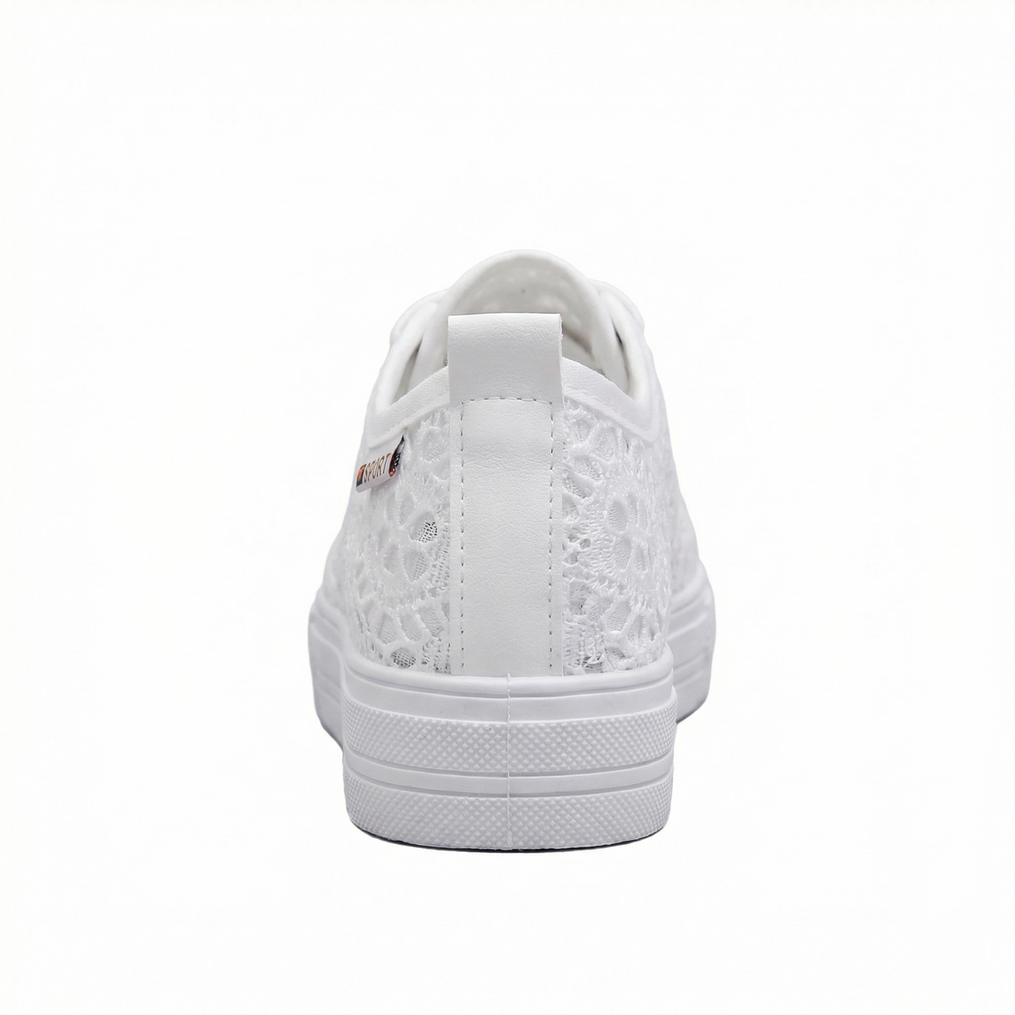 Damen Niedrig Geschnittene Schnürsneaker Seiten-details Sicherer