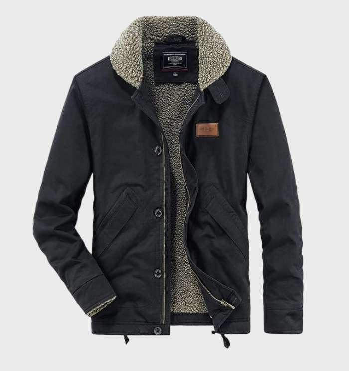 Schnittschutzjacke Damen Selbstverteidigung Reißverschluss Schwarz - Norvielle