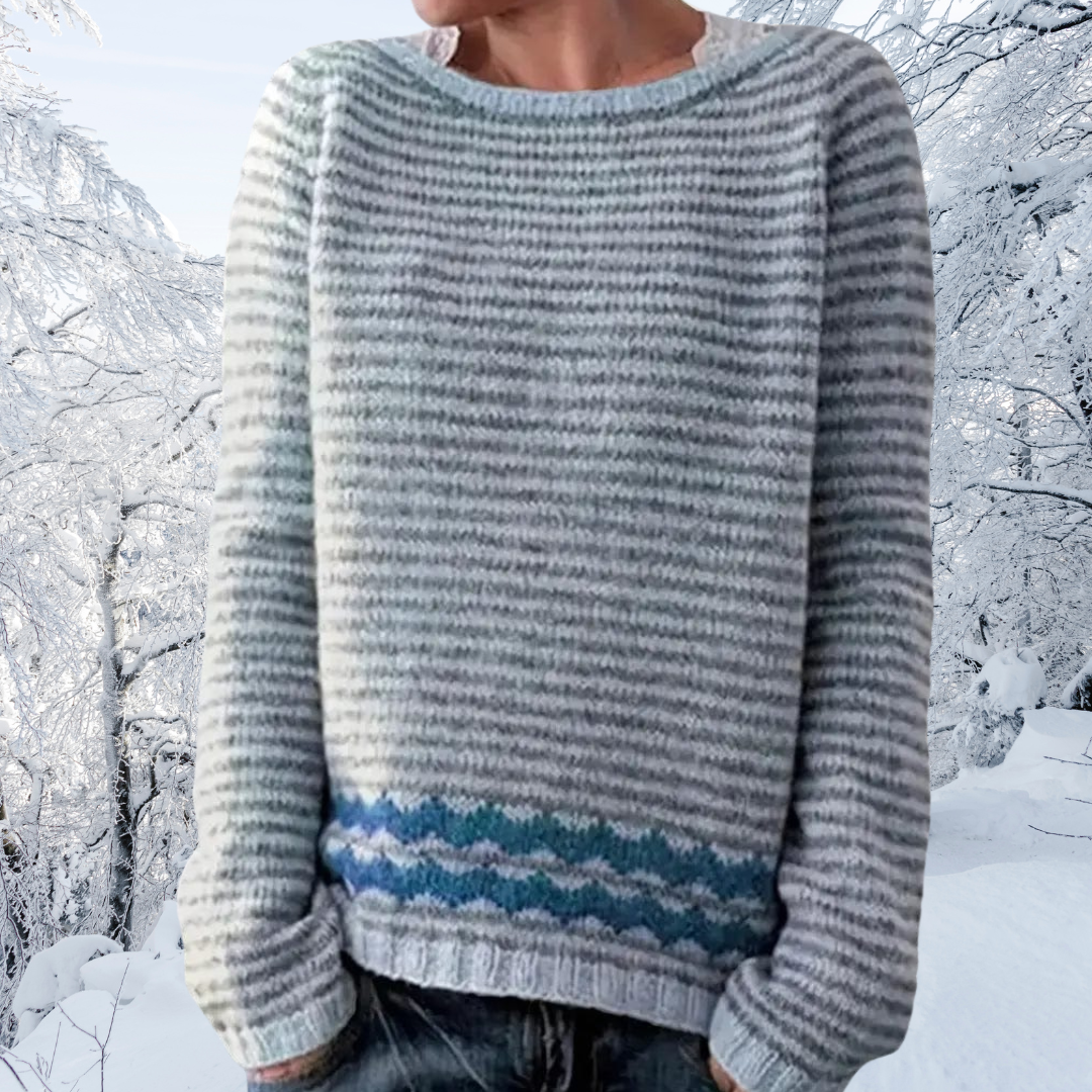 Damen Pullover Bequem Elegant