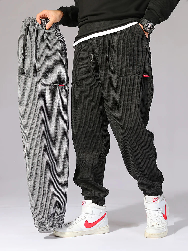 Herren Cordhosen Baggy Entspannte Passform - Norvielle