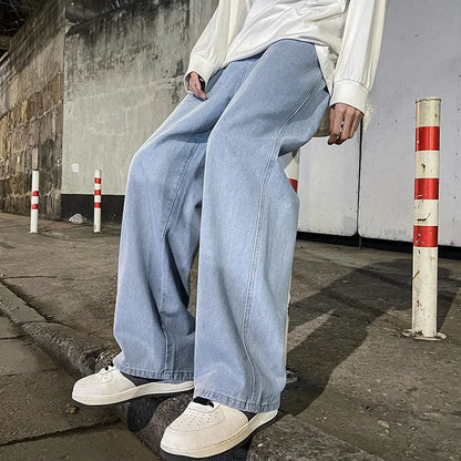Herren Baggy-Jeans Weite Bein Norvielle Entspannt