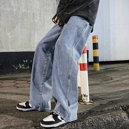 Herren Baggy-Jeans Weite Bein Norvielle Entspannt