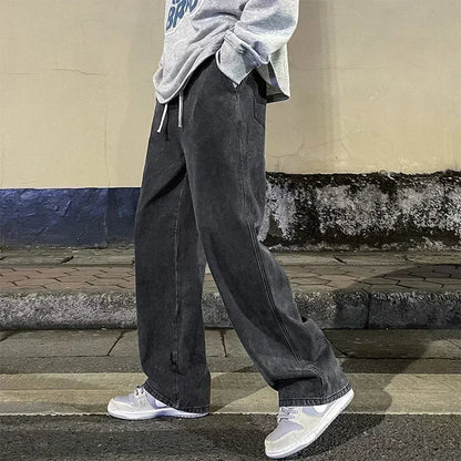 Herren Baggy-Jeans Weite Bein Norvielle Entspannt