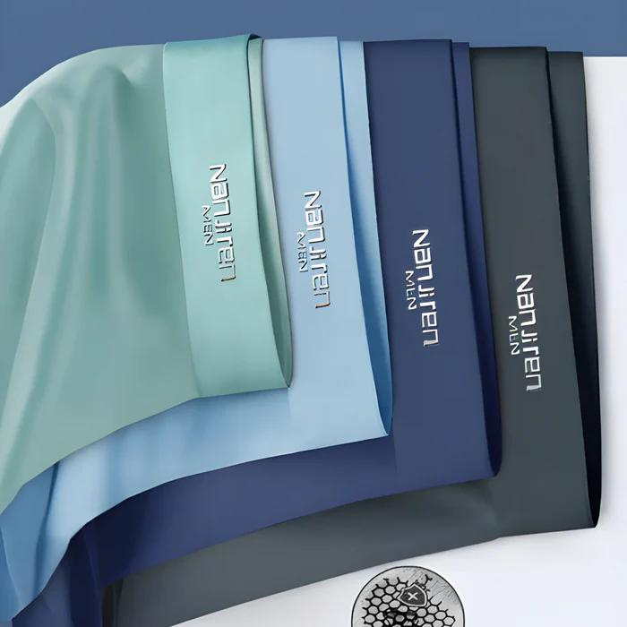 Herren Bambus-Unterwäsche Sommer mit Logo-Bund