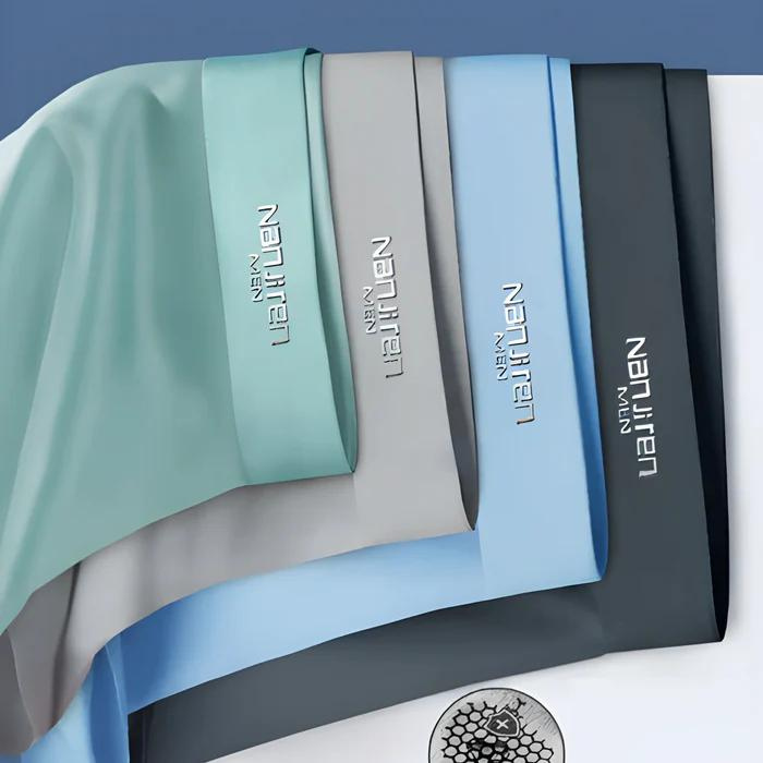 Herren Bambus-Unterwäsche Sommer mit Logo-Bund