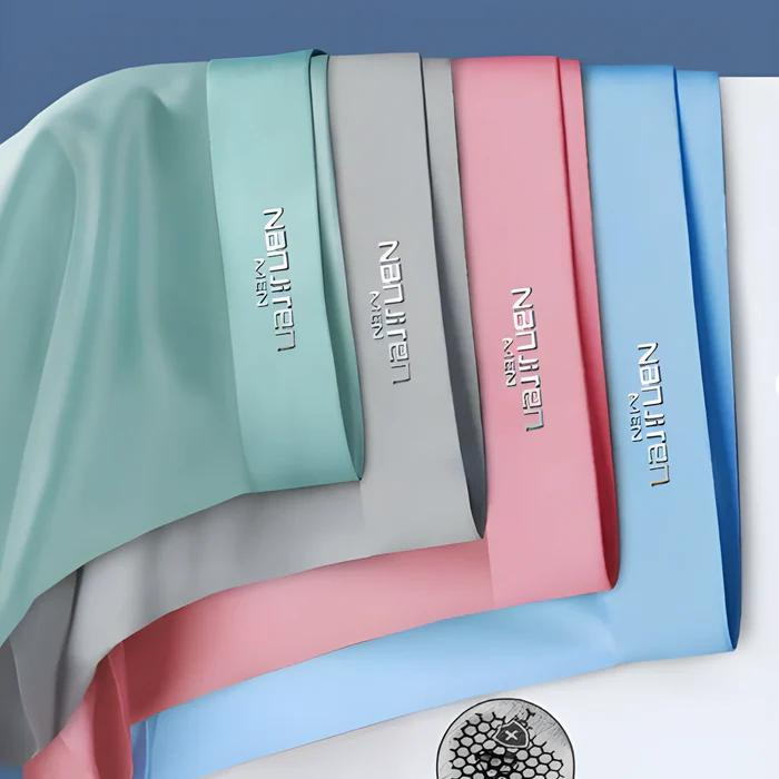 Herren Bambus-Unterwäsche Sommer mit Logo-Bund