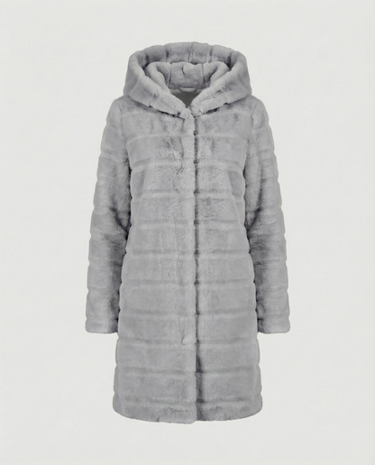 Damen Fleece Winterjacke Elegantes Design
