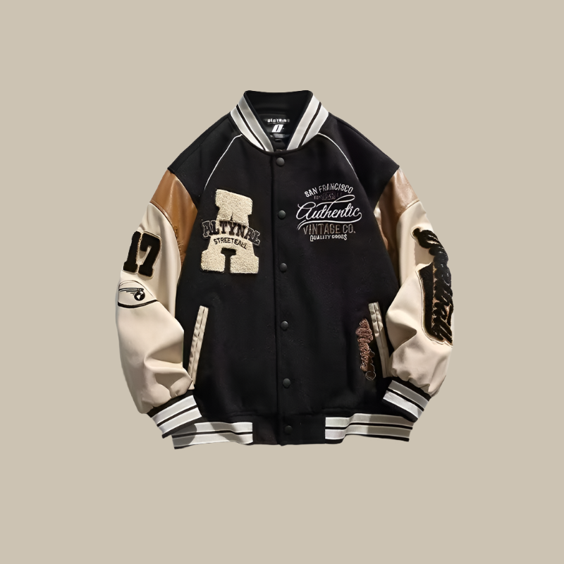 Herren Oversized Baseballjacke College Style - Norvielle
