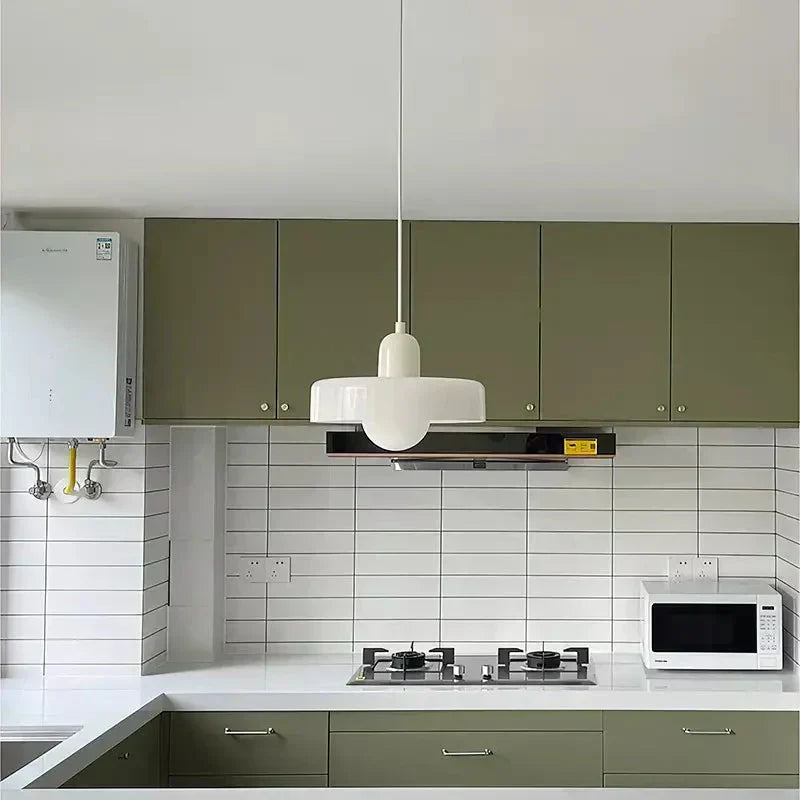 Bauhaus Pendelleuchte Farbiges Glas
