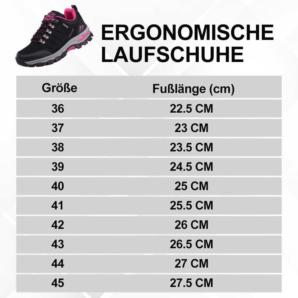 Damen Hiking Schuhe Bequem