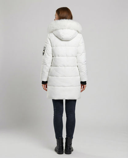 Damen Puffermantel Winddicht Warm