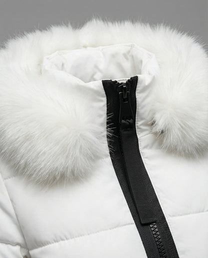 Damen Puffermantel Winddicht Warm