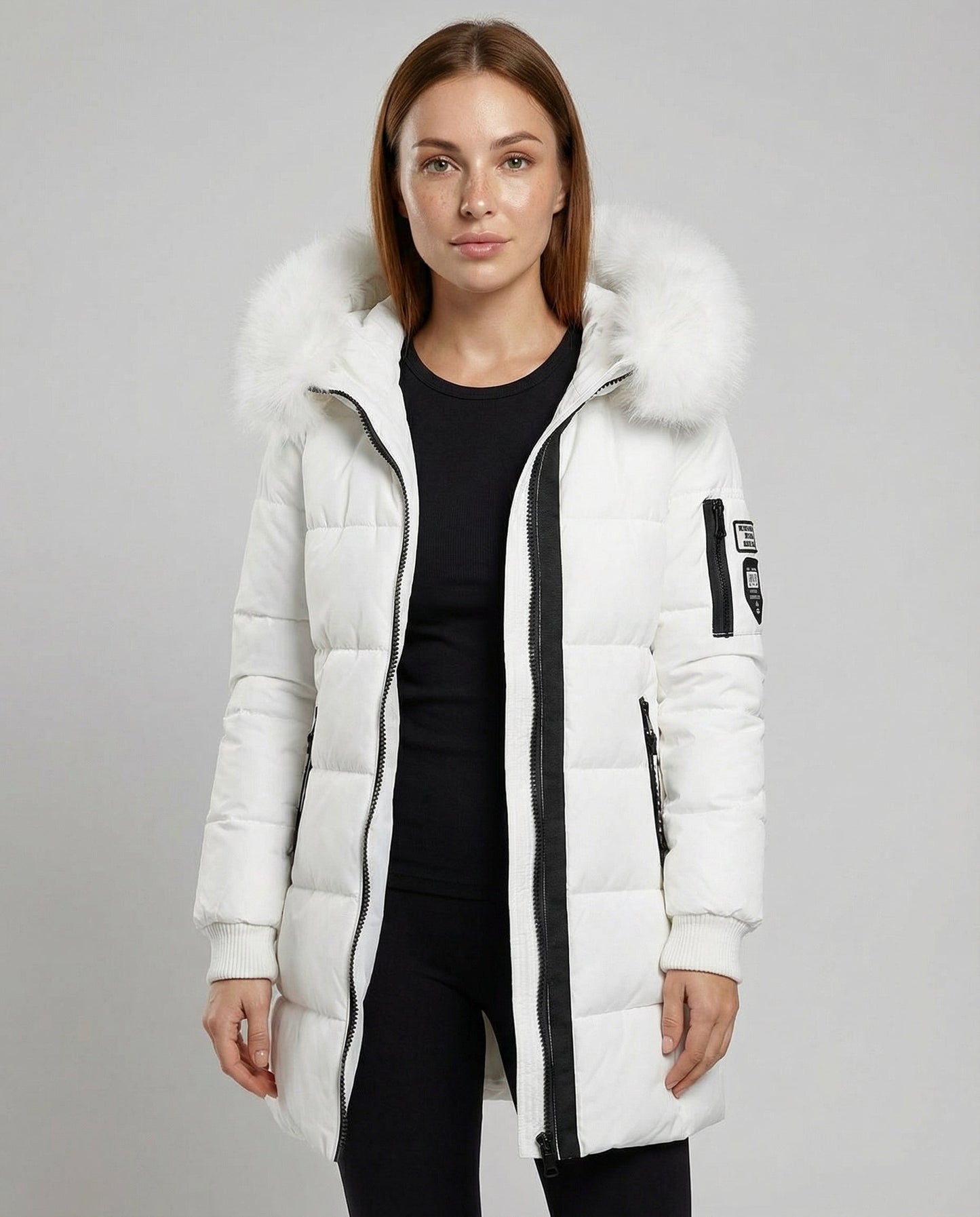 Damen Puffermantel Winddicht Warm - Norvielle