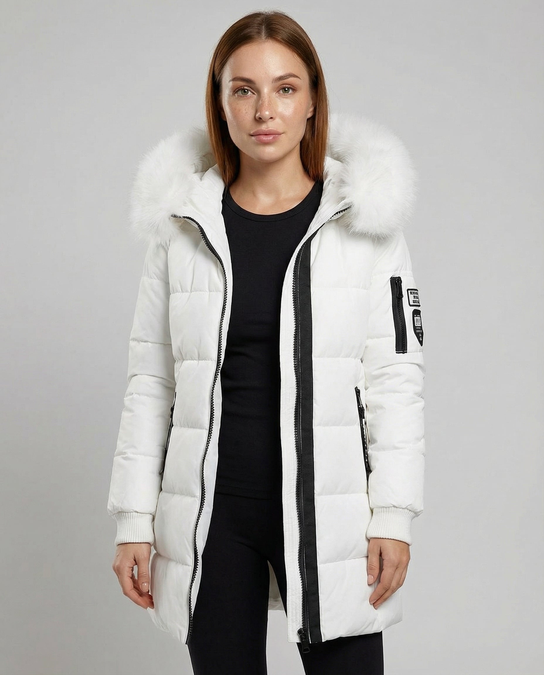 Damen Puffermantel Winddicht Warm - Norvielle