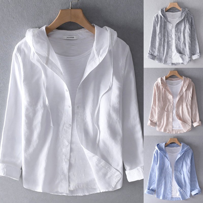 Damen Bluse mit Kapuze und Taschen Weich Luftig - Norvielle