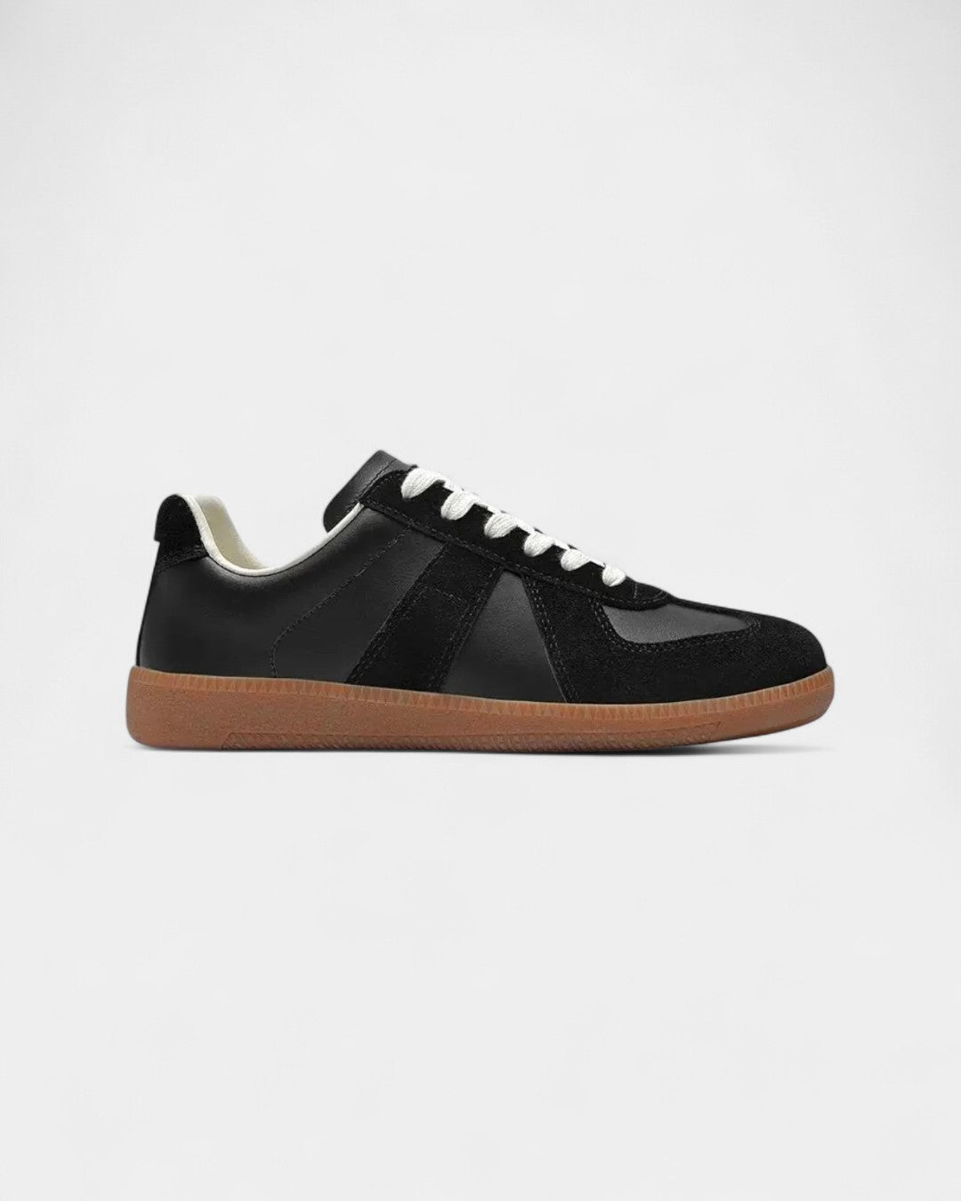 Herren Leder Sneaker Wildleder Gummisohle - Norvielle