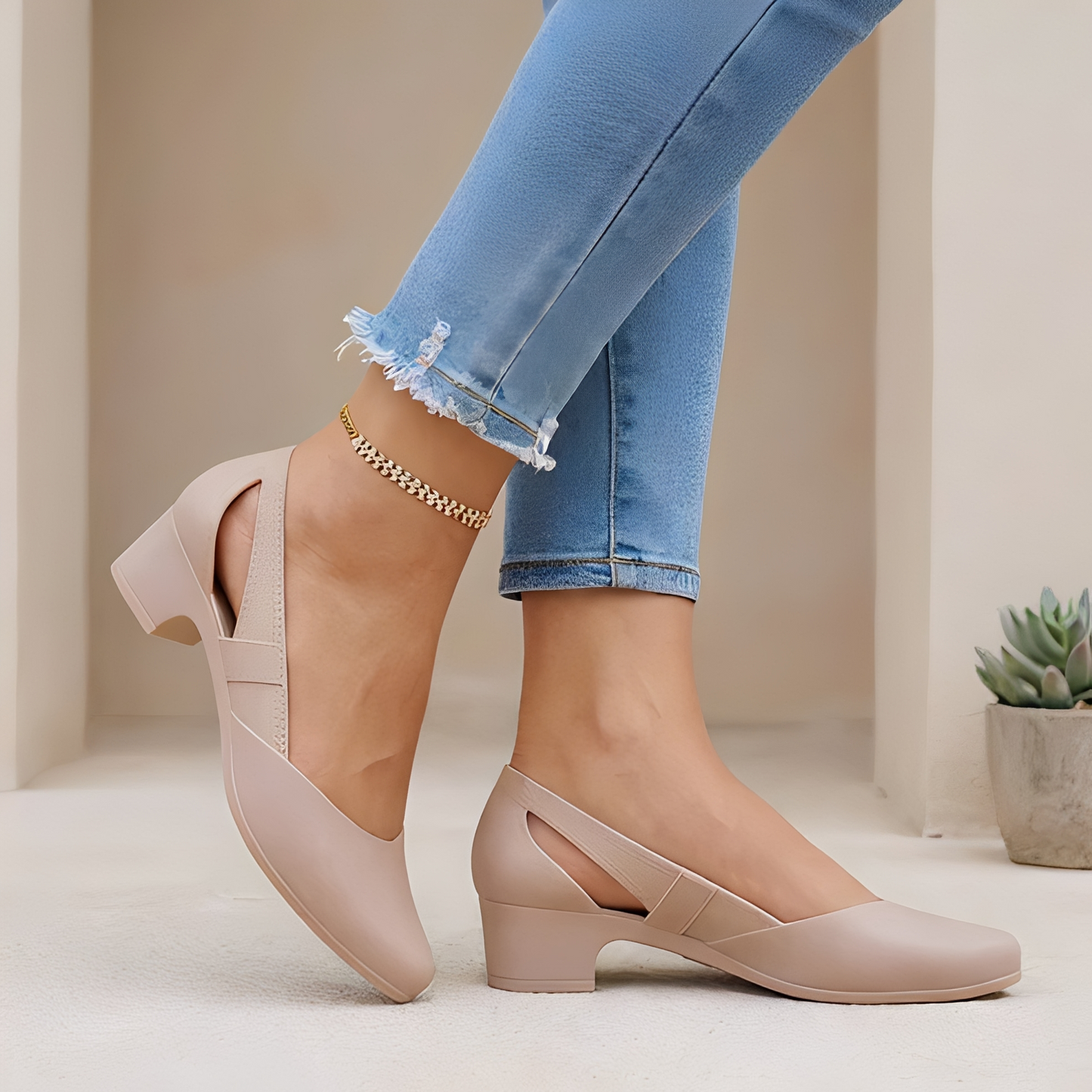 Damen Eleganzschuhe Spitzer Zehe