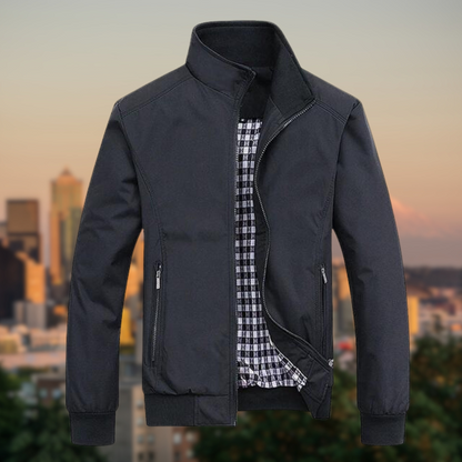 Leichte Übergangsjacke Stehkragen Freizeitjacke Outdoor
