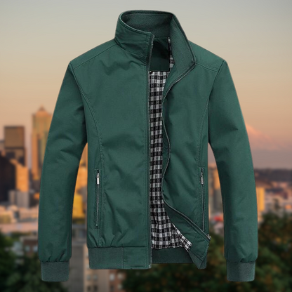 Leichte Übergangsjacke Stehkragen Freizeitjacke Outdoor
