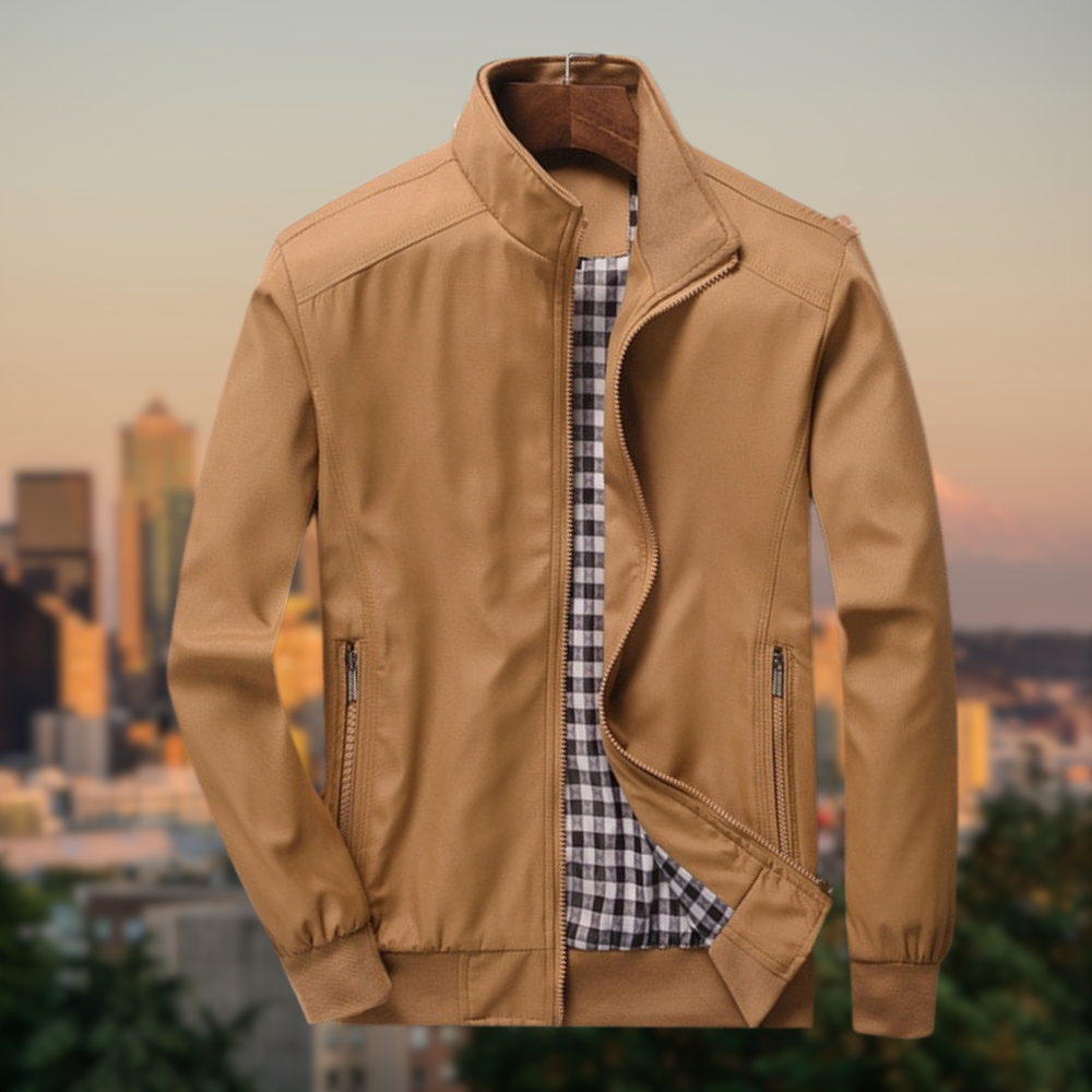 Leichte Übergangsjacke Stehkragen Freizeitjacke Outdoor