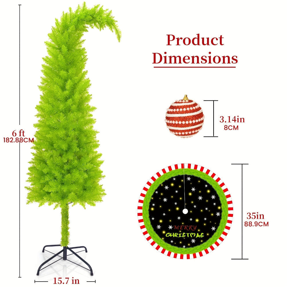 Biegbare Weihnachtsbaum Dekoration für Tisch