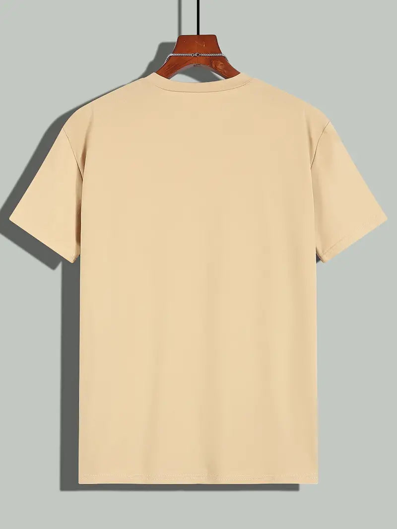 Owen Herren T-Shirt Elegantes Baumwolle Weiß
