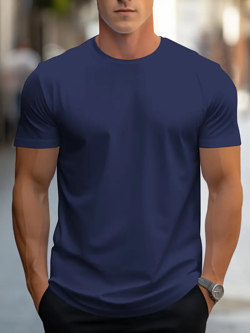 Herren T-Shirt aus Baumwolle Owen Elegantes Design Weiß