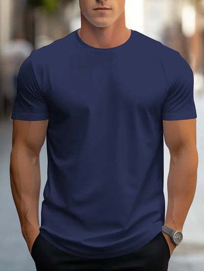 Herren T-Shirt aus Baumwolle Owen Elegantes Design Weiß