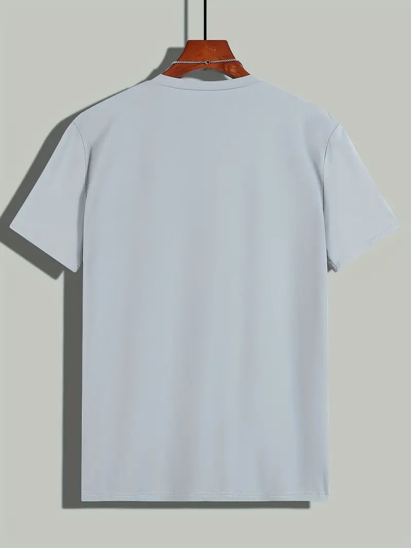 Owen Herren T-Shirt Elegant Baumwolle Weiß