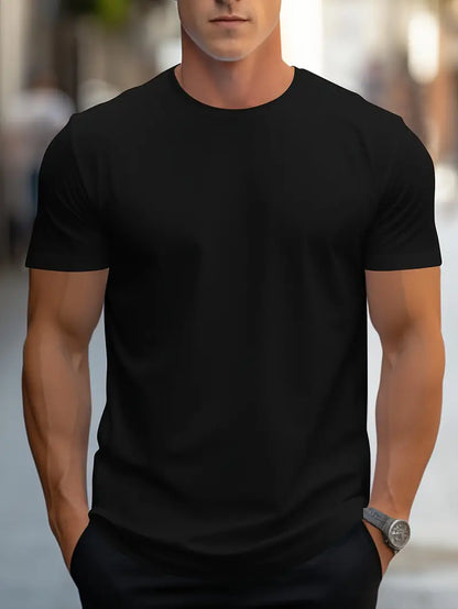 Owen Herren T-Shirt Elegantes Baumwolle Weiß
