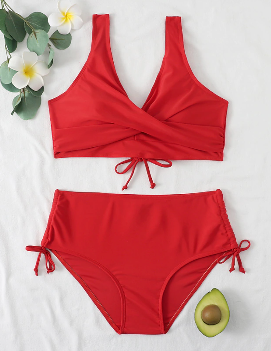 Norvielle Damen Bikini Hohe Taille - Norvielle