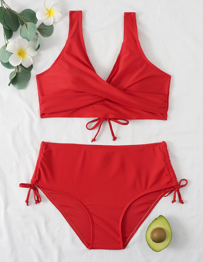Norvielle Damen Bikini Hohe Taille - Norvielle