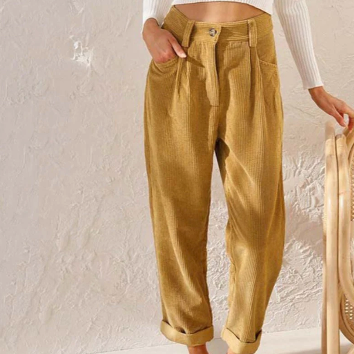 Cordhose Freizeithose Bequem