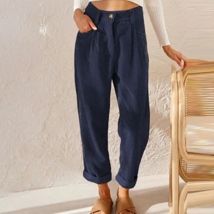 Cordhose Freizeithose Bequem
