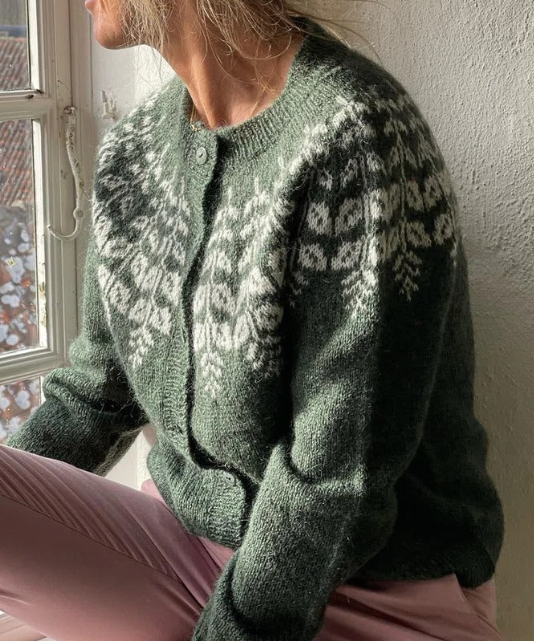 Norvielle Damenweicher Wintercardigan Strick - Norvielle