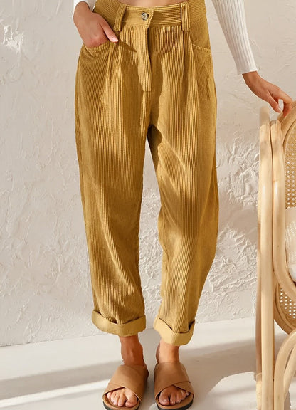 Gerade Cordhose Aus Cord