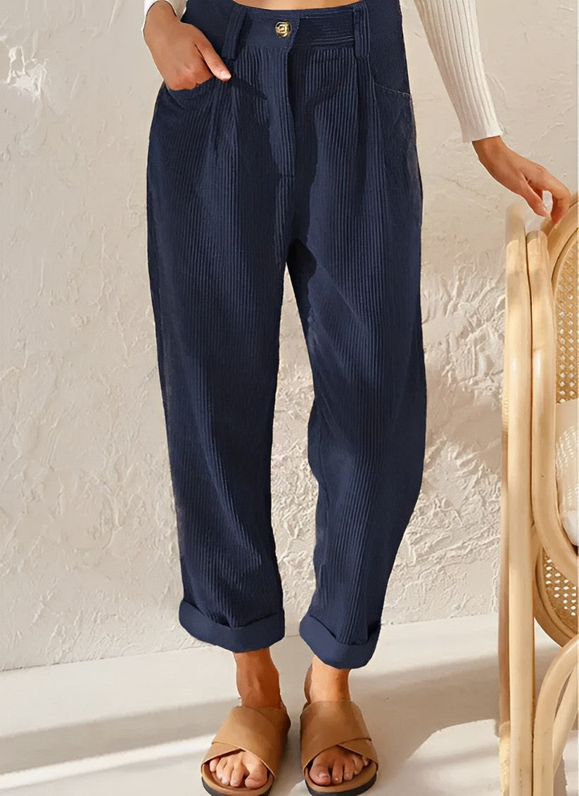 Gerade Cordhose Aus Cord