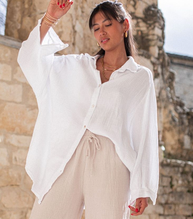 Norvielle Damen Sommerbluse Bunt