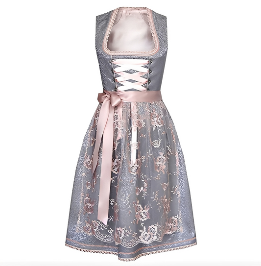 Roffah Damenkleid Elegantes Abendkleid Schwarz - Norvielle